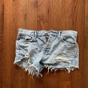 Free People jean shorts
